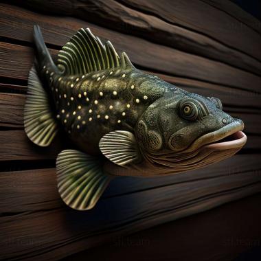 3D model Epinephelus amblycephalus (STL)